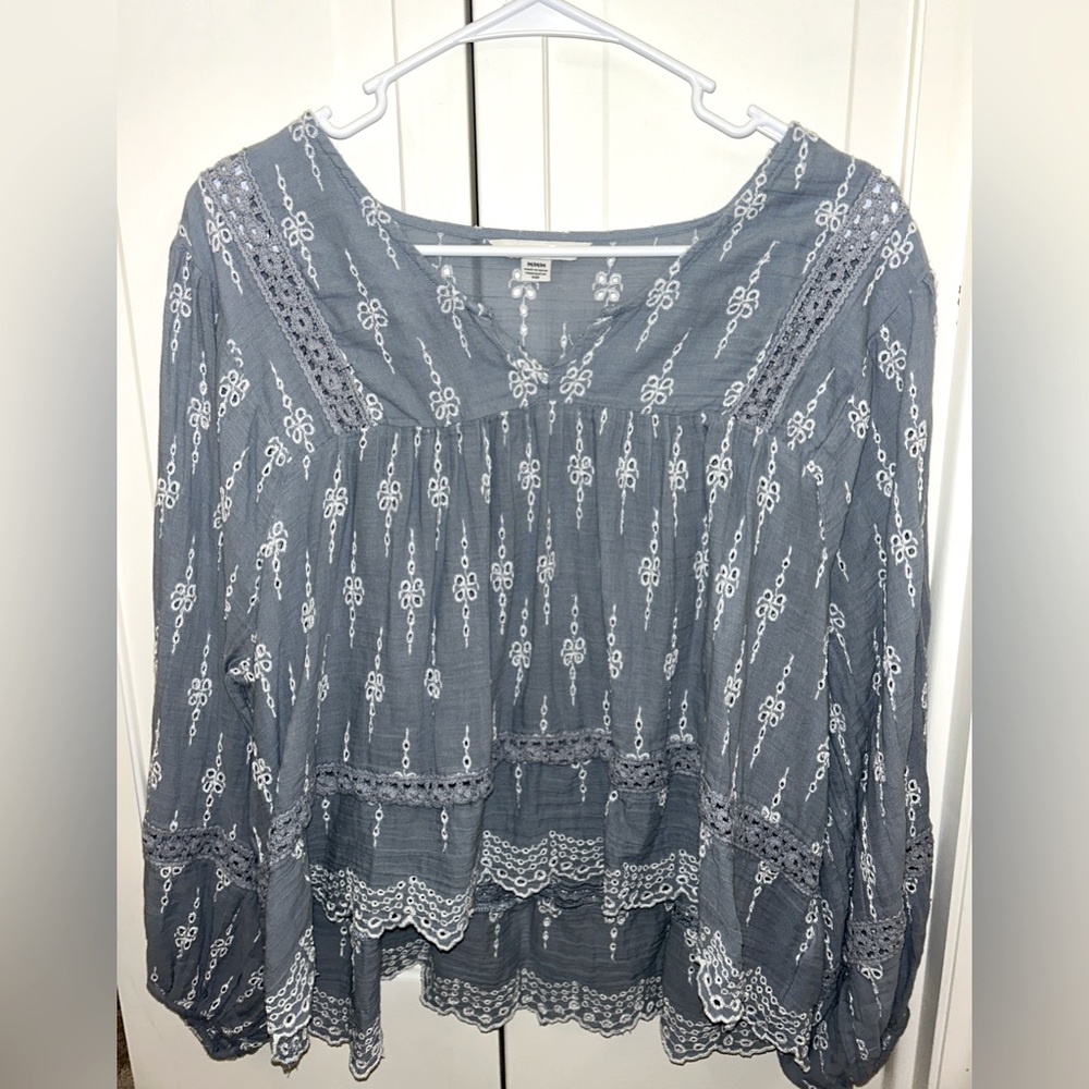 Long sleeve blouse